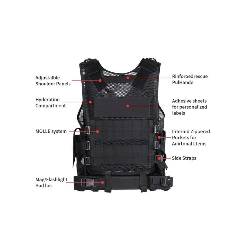 Military Tactical Vest Multifunctional Assault Combat Assault Gear Sport Protect