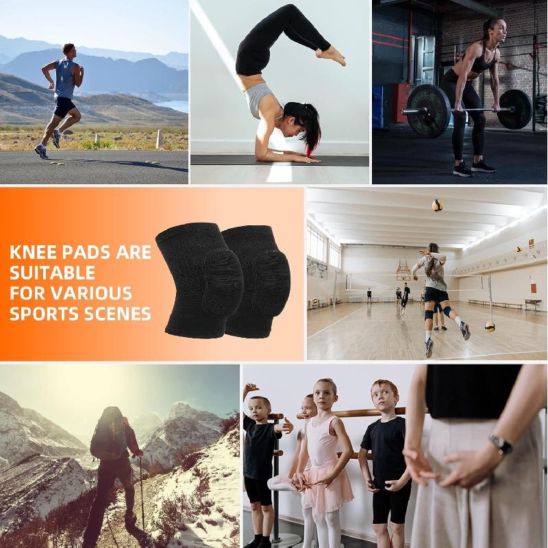 Volleyball Knee Pads for Dancers, Soft Breathable Knee Pads for Men Women Younth Girls Kids Knees Protective, Knee Braces for Volleyball Football Dance Yoga Wrestling Running Cycling