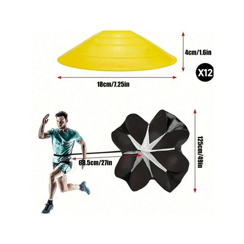 1 Set Of Agile Ladder Set Fitness Training Supplies, Speed Agile Training Equipment, Jump Rope Logo Disc, Bouncing Ball With Jump Grid Ladder, Agile Ladder Set