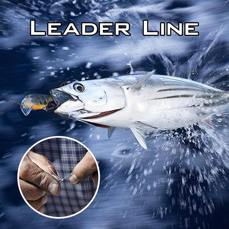 KastKing DuraBlend Monofilament Leader Line - Premium Saltwater Mono Leader Materials - Big Game Spool Size 120Yds 110M