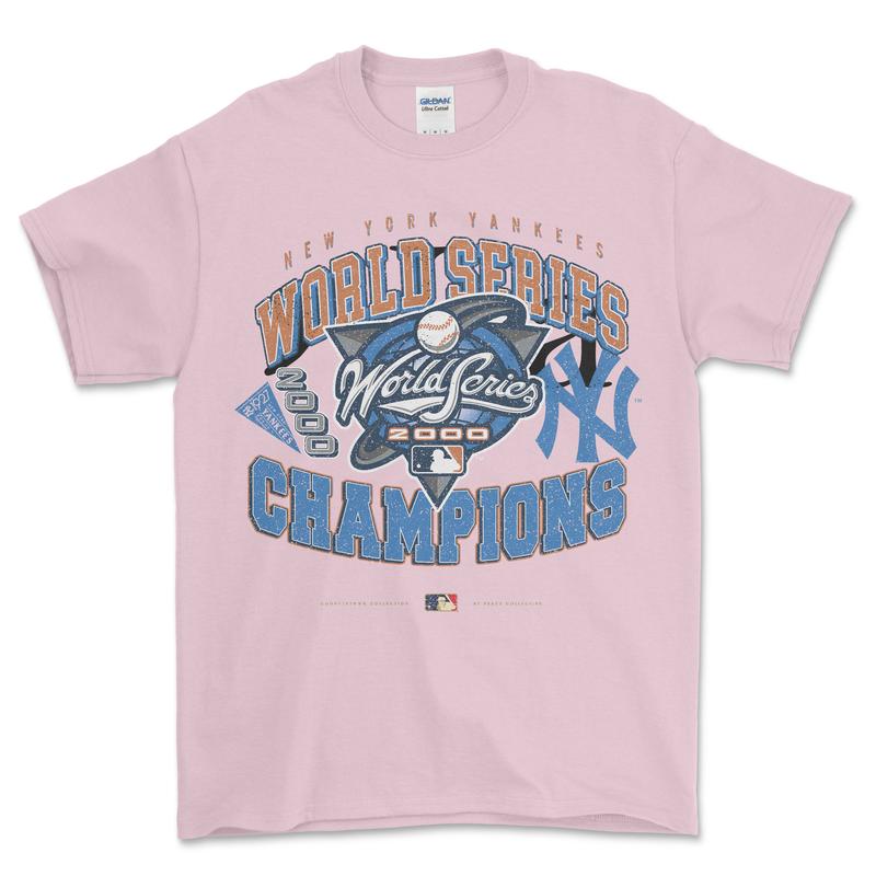 New York Yankees World Series Championships 2000 T-Shirt, graphic vintage sports tees for men