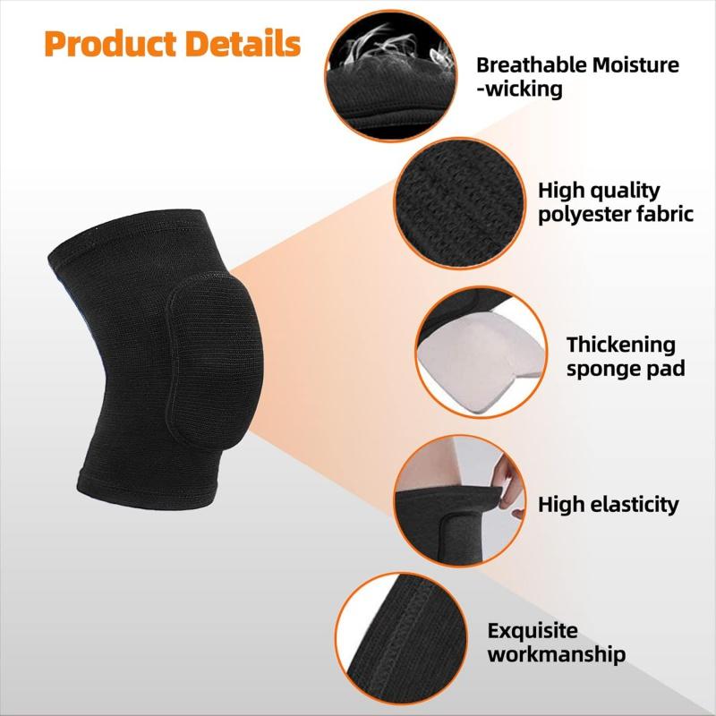 Volleyball Knee Pads for Dancers, Soft Breathable Knee Pads for Men Women Younth Girls Kids Knees Protective, Knee Braces for Volleyball Football Dance Yoga Wrestling Running Cycling