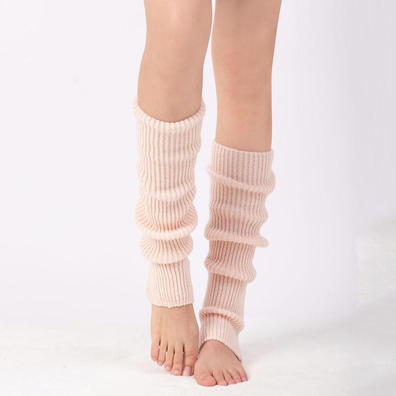 Ballet Leg warmers for girls Knitted Stirrup Leg Warmers for women Winter Extra Soft long leg warmers for Yoga Dance