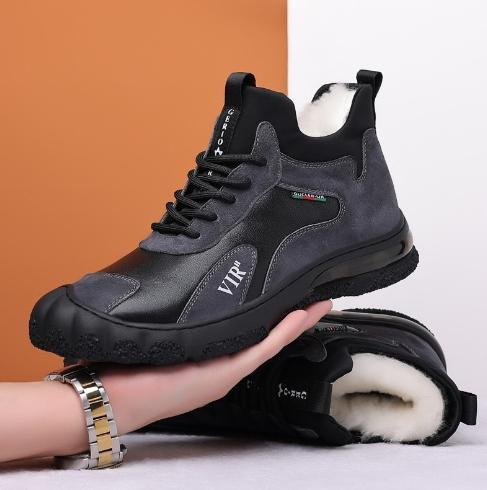 In winter add velvet thickening high waist leisure cotton shoes light sports hiking mountaineering