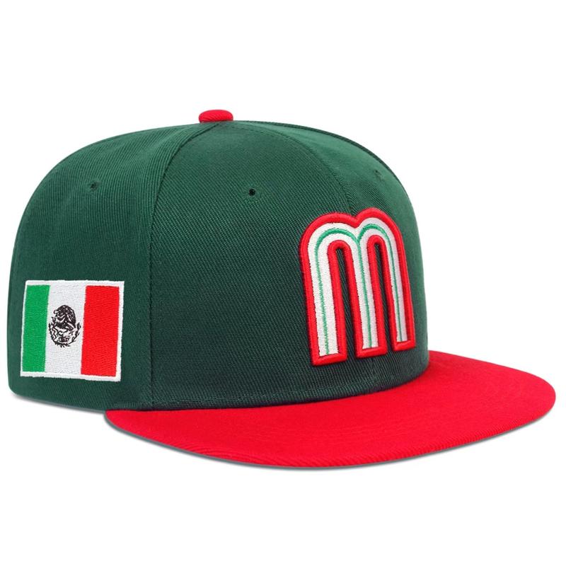 Mexican Flag Folding Baseball Cap, Sunshade Adjustable Hat For Spring And Autumn Travel, Travel Seaside Party