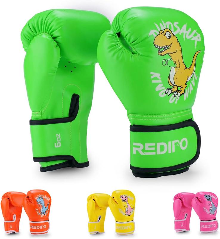 4OZ Kids Boxing Gloves for Boys and Girls, Youth Boxing Training Gloves for Kids 3-15, Punching Bag Kickboxing Thai Mitts MMA Training Sparring Gloves