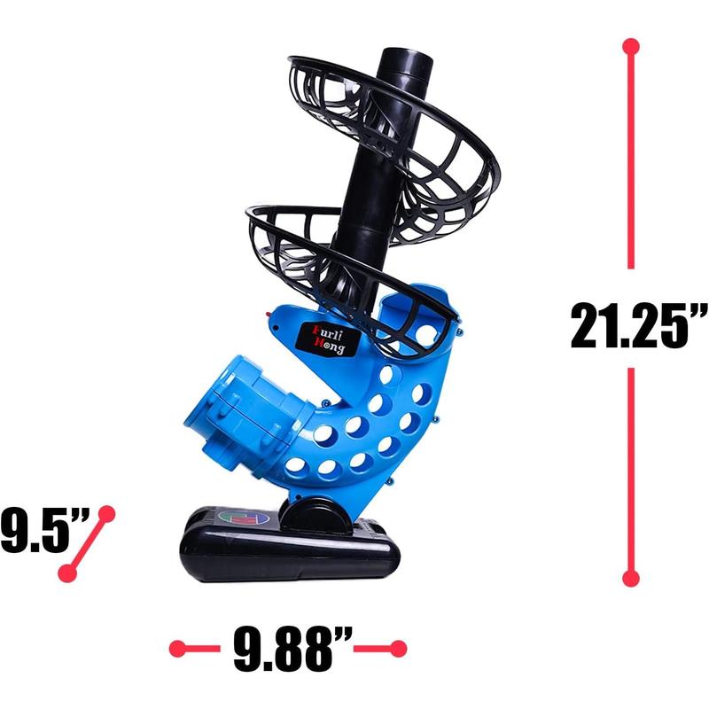 380BH Baseball Pitching Machine, Battery Powered, Angle Adjustable, Comes with Bat and One Dozen Training Balls,Beginner