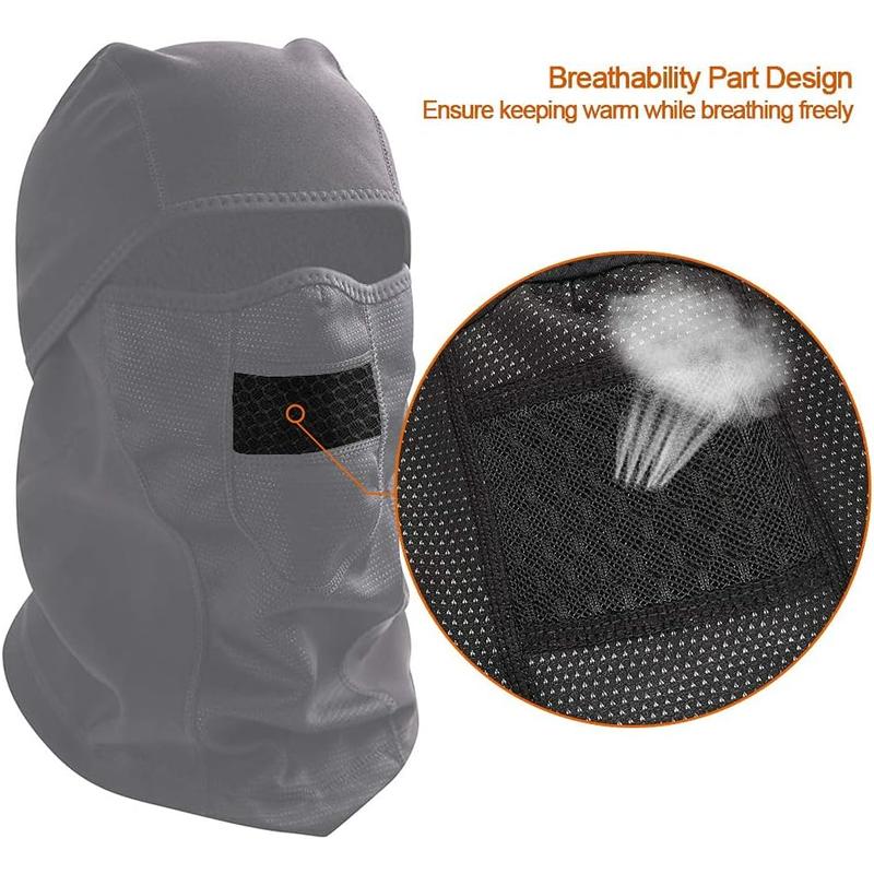 Cold Weather Balaclava Ski Mask Waterproof Windproof Face Warmer Hunting Riding Motorcycle Neck Warmer Hood Winter Gear Unisex