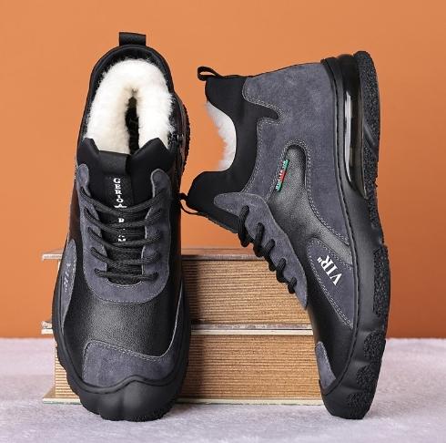 In winter add velvet thickening high waist leisure cotton shoes light sports hiking mountaineering