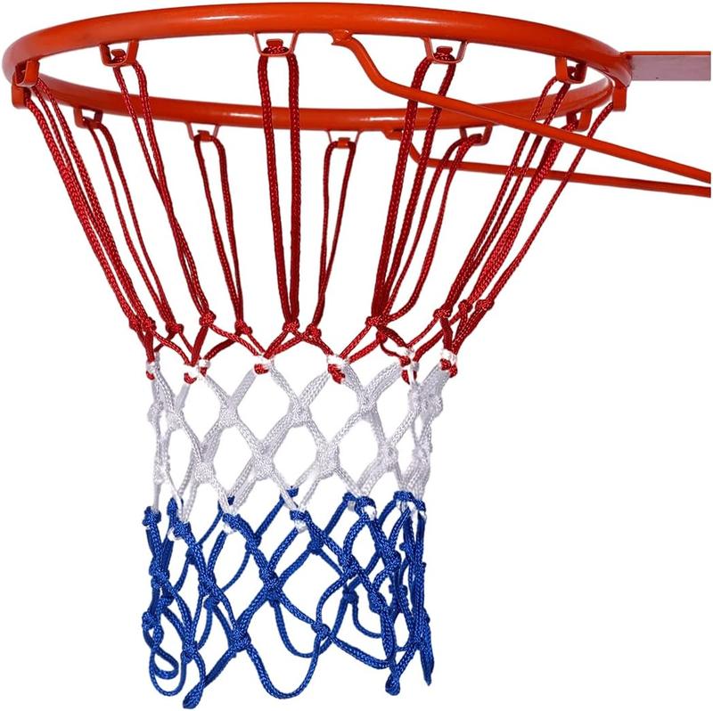 Basketball Net Outdoor - Upgrade Heavy Duty Basketball Net Replacement  All-Weather Basketball Hoop Net, Suitable for All Outdoor or Indoor 12 Loops Basketball Hoops.