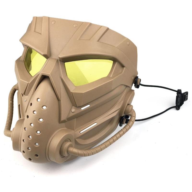 Real-life CS Tactical Full-face Protective Mask Water Bomb Paintball Special-shaped Mask Military Fan Equipment Film And Television Props Mask