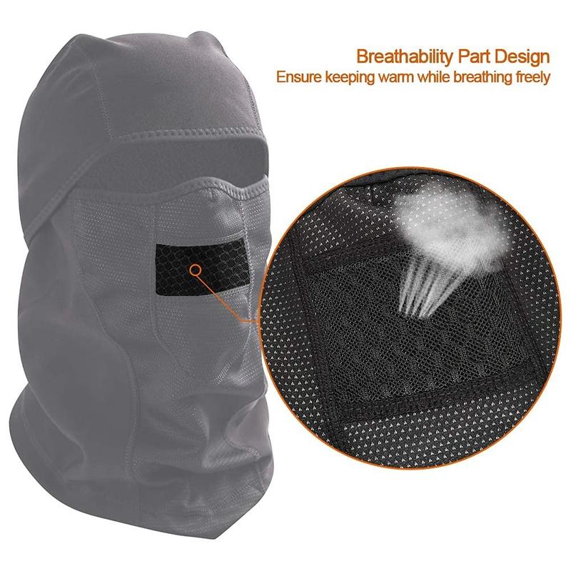 Cold Weather Balaclava Ski Mask, Water Resistant and Windproof Fleece Face Thermal , Hunting Cycling Motorcycle Neck Warmer Hood Winter Gear for Men Women