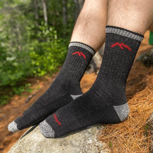 Darn Tough Merino Wool Micro Crew Sock Cushion Black Size From M To XL |  Darn Tough Micro Sock For Men And Women | For All Season | Trekking | Hiking