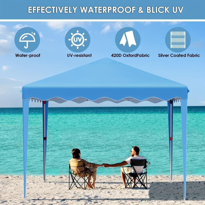 10'x10' Pop up Canopy Tent Outdoor Portable Party Commercial Instant Canopy Shelter Tent with 4 Removable Sidewalls & Carrying Bag