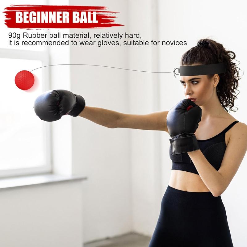 Boxing Reflex Ball - Enhance reaction, coordination and fighting skills with essential boxing equipment, suitable for all levels of boxing for speed training