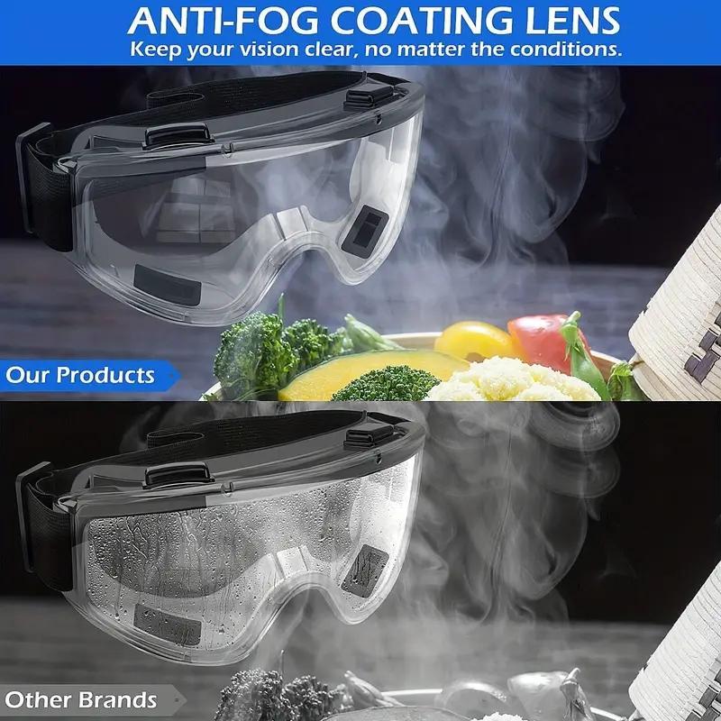 Safety Goggles, 1 Count Dust-proof & Anti-fog Splash Goggles for Work, Eye Protection Eyewear for Men & Women