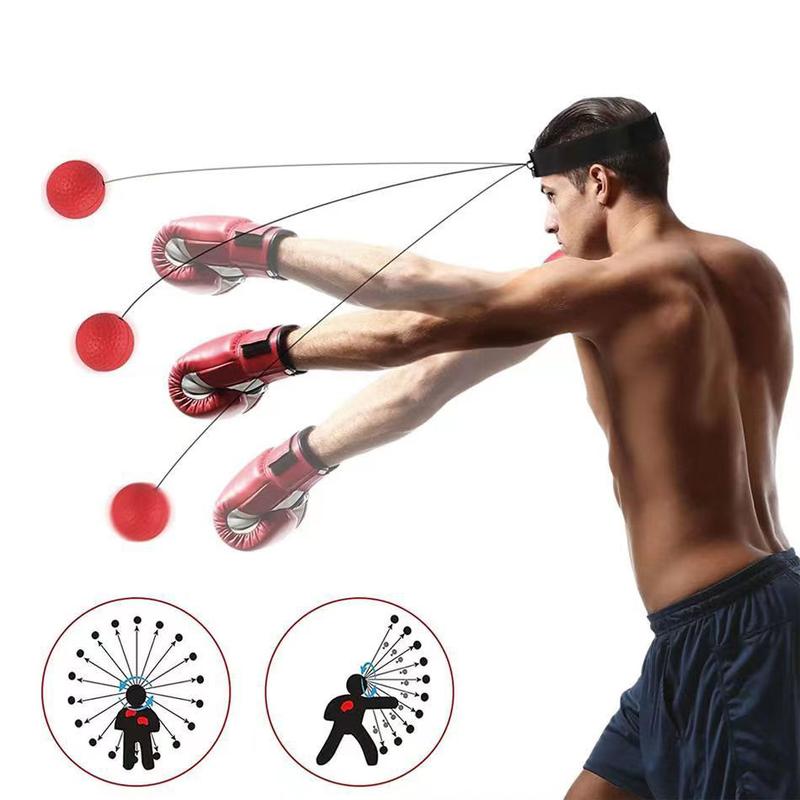 Boxing Reflex Ball - Enhance reaction, coordination and fighting skills with essential boxing equipment, suitable for all levels of boxing for speed training