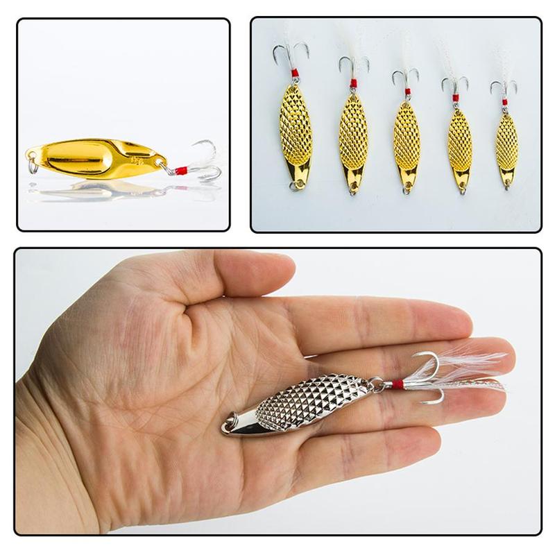 Fish Scale Pattern Fishing Lure, Artificial Bait with Hook, Outdoor Fishing Accessories, Flyfishing, Solocamping, Picnicaesthetic, Christmas, Christmas Gift