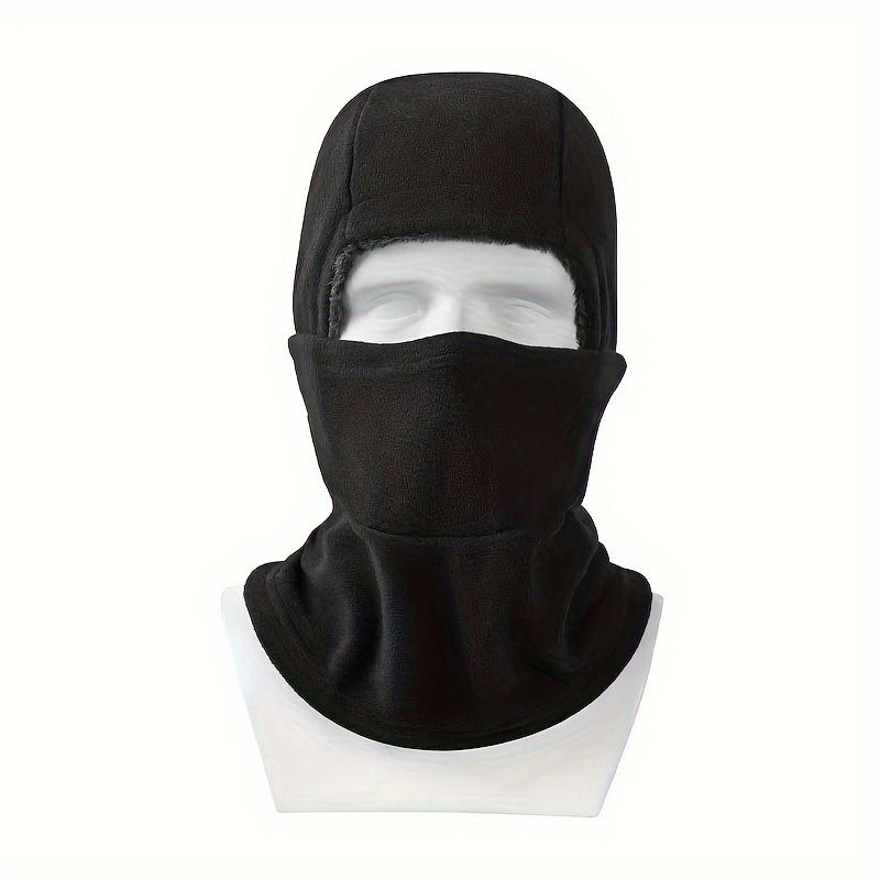 Winter Outdoor Warm Mask Motorcycle Windproof Head Cover Mask Earmuffs Three-in-one Plus Wool Thickened Warm Windproof Cold