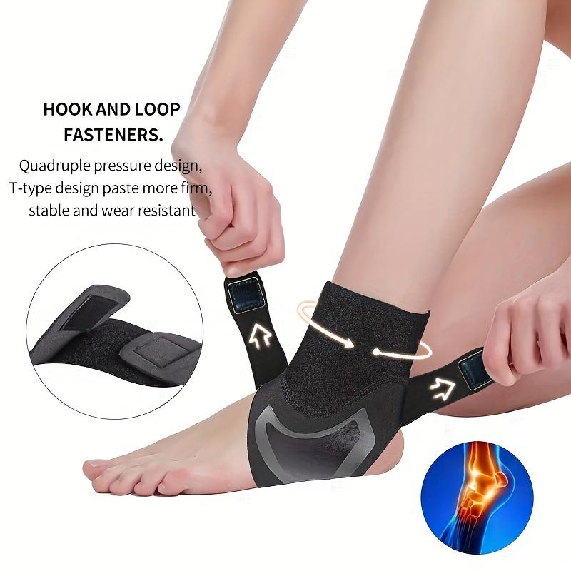 2pcs Elastic Ankle Guard, Adjustable Compression Ankle Strap, Suitable For Strength Training, Fitness