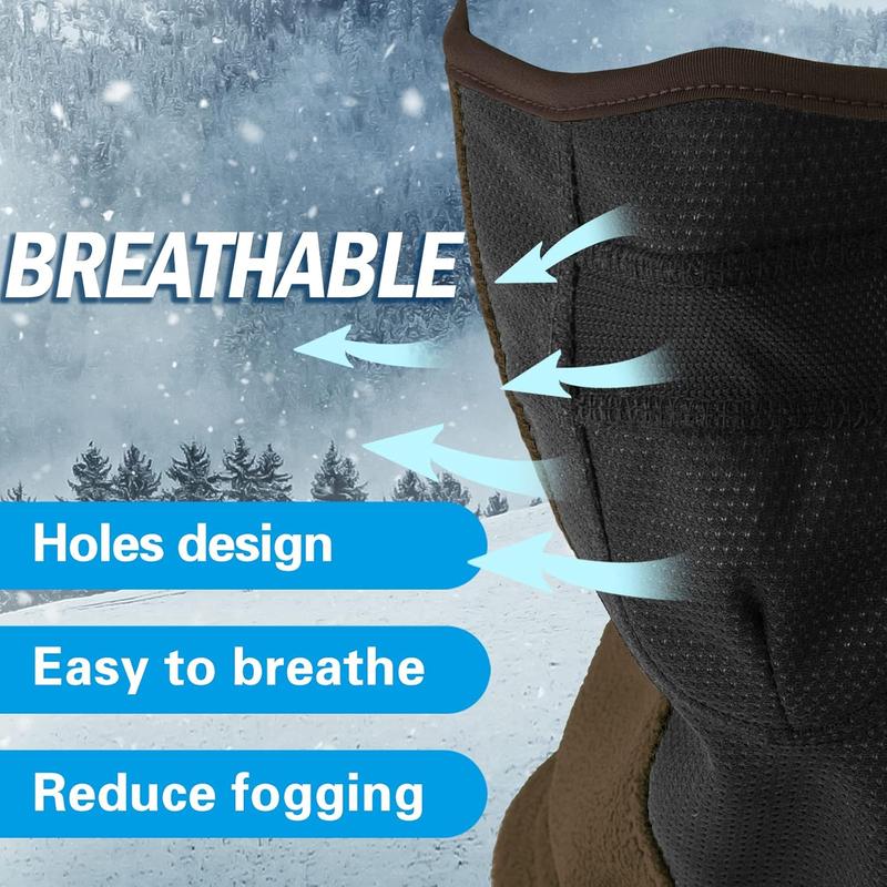 Balaclava Ski Mask-Winter Fleece Face Mask for Men & Women-Warm,Breathable,Windproof Gear for Skiing & Motorcycling