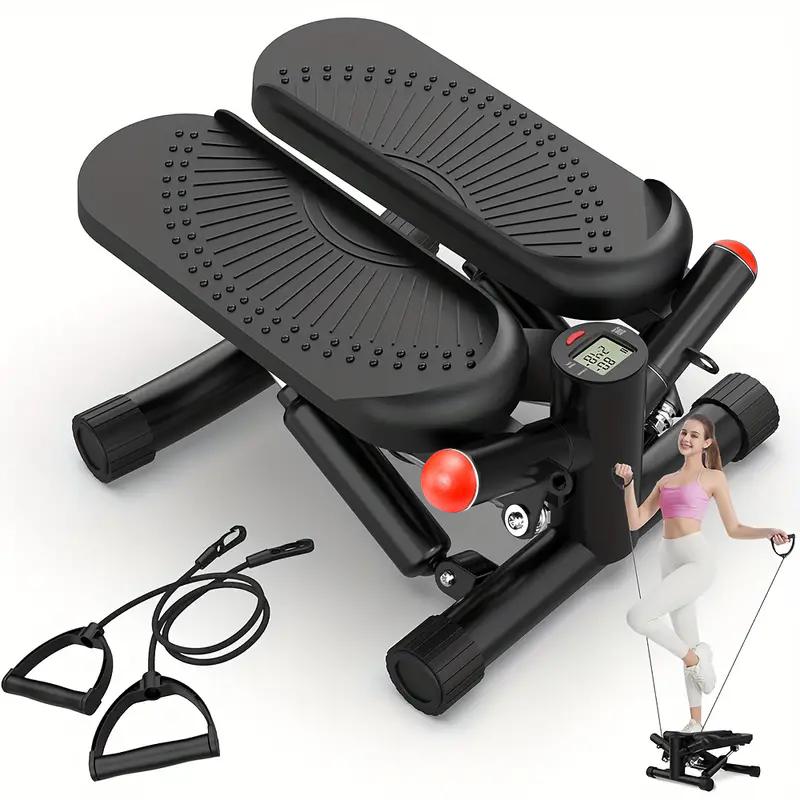 Mini Stepper for Exercise with band, Mini Stepper with 300lb loading capacity, 2024 New Stepping Machine