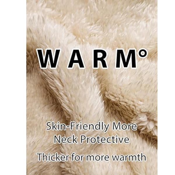 Balaclava Fleece Ski Mask for Men & Women - Winter Windproof Hooded Scarf and Neck Warmer for Cold Weather