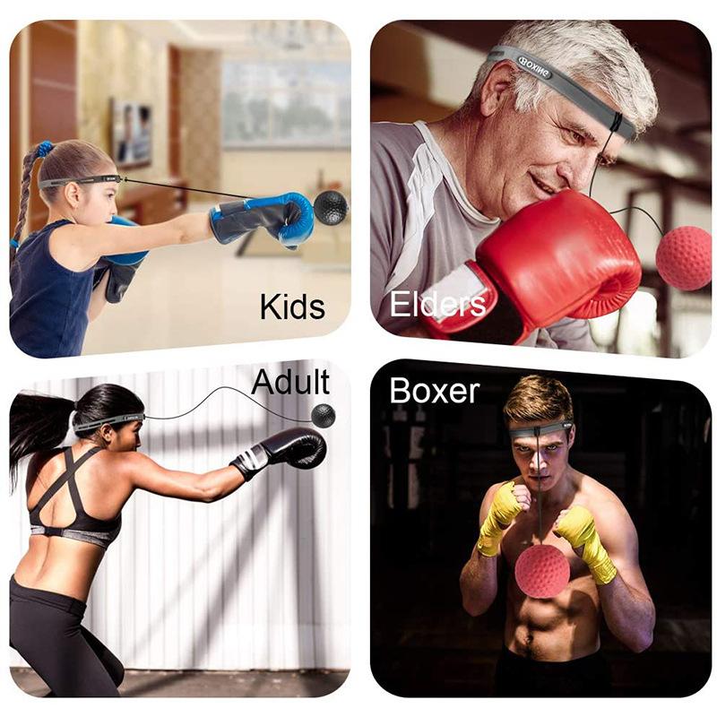 Boxing Reflex Ball - Enhance reaction, coordination and fighting skills with essential boxing equipment, suitable for all levels of boxing for speed training