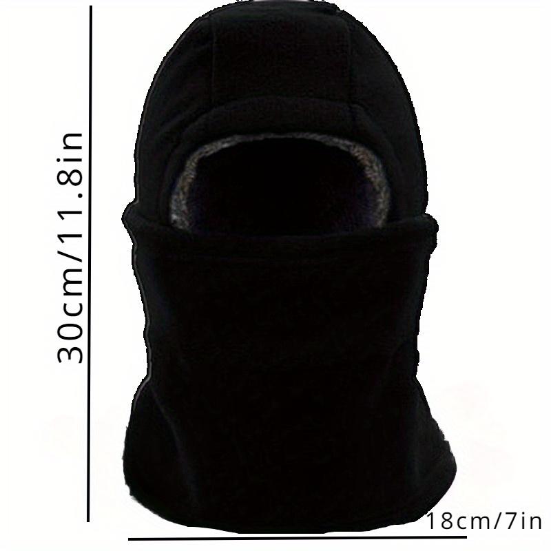 Winter Outdoor Warm Mask Motorcycle Windproof Head Cover Mask Earmuffs Three-in-one Plus Wool Thickened Warm Windproof Cold