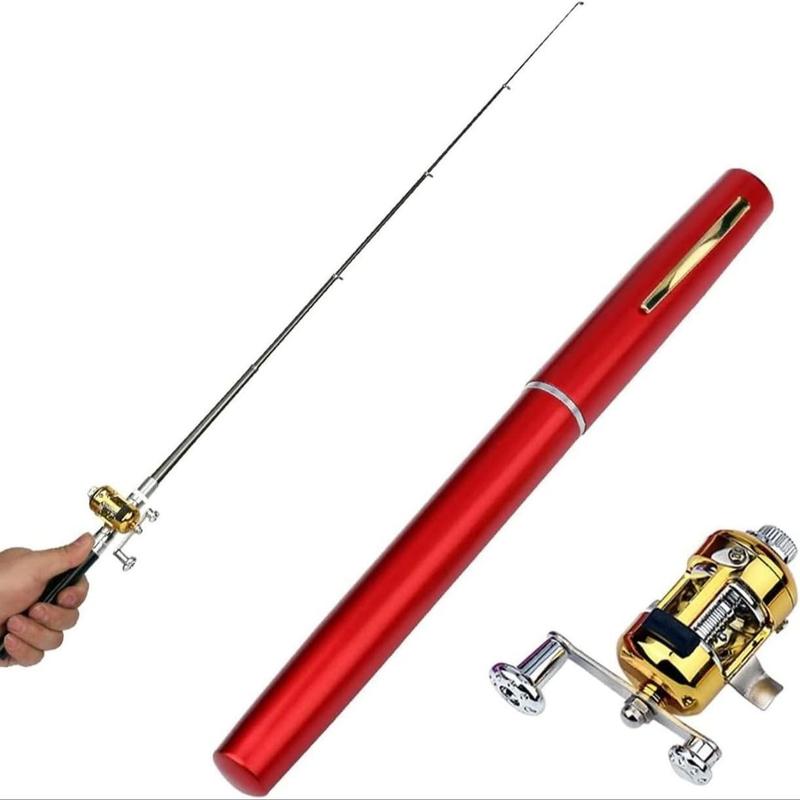 Portable Mini Fishing Rod, Mini Portable Pocket Pen Fishing Rod, Outdoor Ice Fishing Rod, Gift for Fishing Lovers