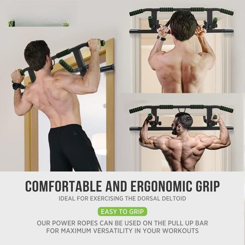 2024 Upgrade Multi-Grip Pull Up Bar with Smart Larger Hooks Technology - USA Original Patent, Designed, Shipped, Warranty