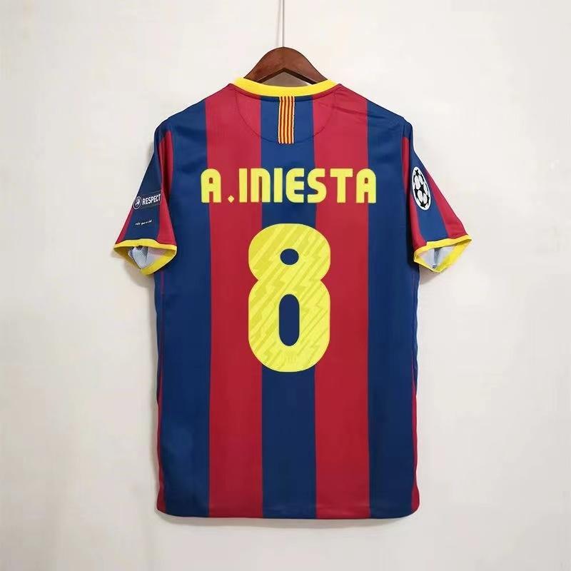 1011 Barcelona home Champions League retro shirt Barcelona 6, 8, 10