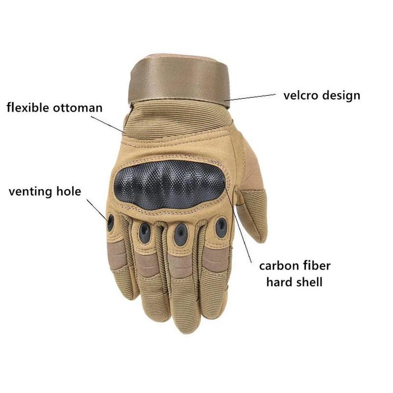 Tactical Motorcycle Motocross Full Finger Gloves Motorbike Riding Racing Mittens