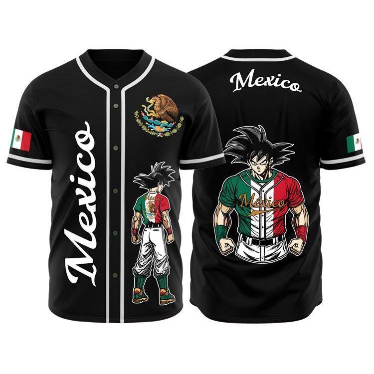 Mexico Baseball Jersey HFN, Gift for Manga Fan, 40 Years Manga Shirt