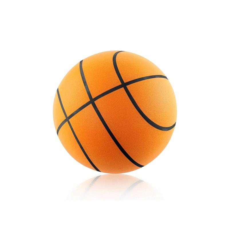 Silent Basketball, Uncoated High-Density Foam Ball, Mute Basketball,High-Resilience, Safe, Soft, Training For Various Indoor Activities, Orange