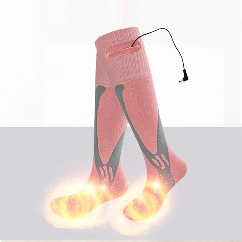 Electric Heated Socks Electric Heating Socks Fast Heating Battery Heated Socks Breathable Warm Winter Socks for Camping Hiking