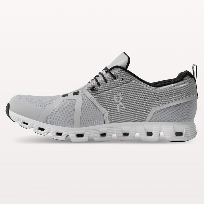 On Cloud 5 Waterproof Running Shoe, Glacier & White - Full Size