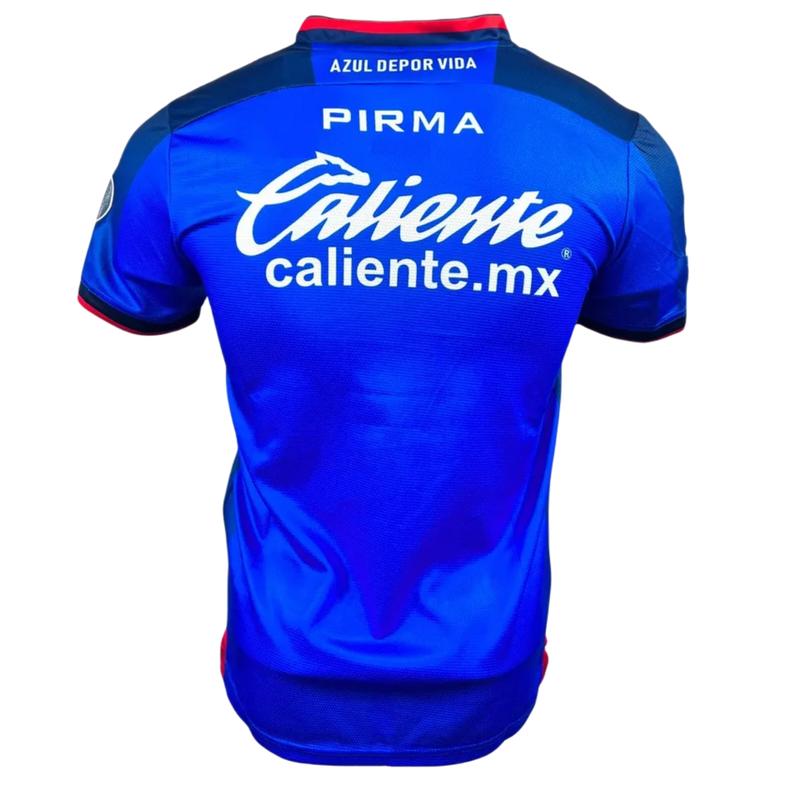 23-24 Cruz Azul home and away football jersey, blue and white machine washable short sleeve, high quality quick drying breathable, unisex soccer team