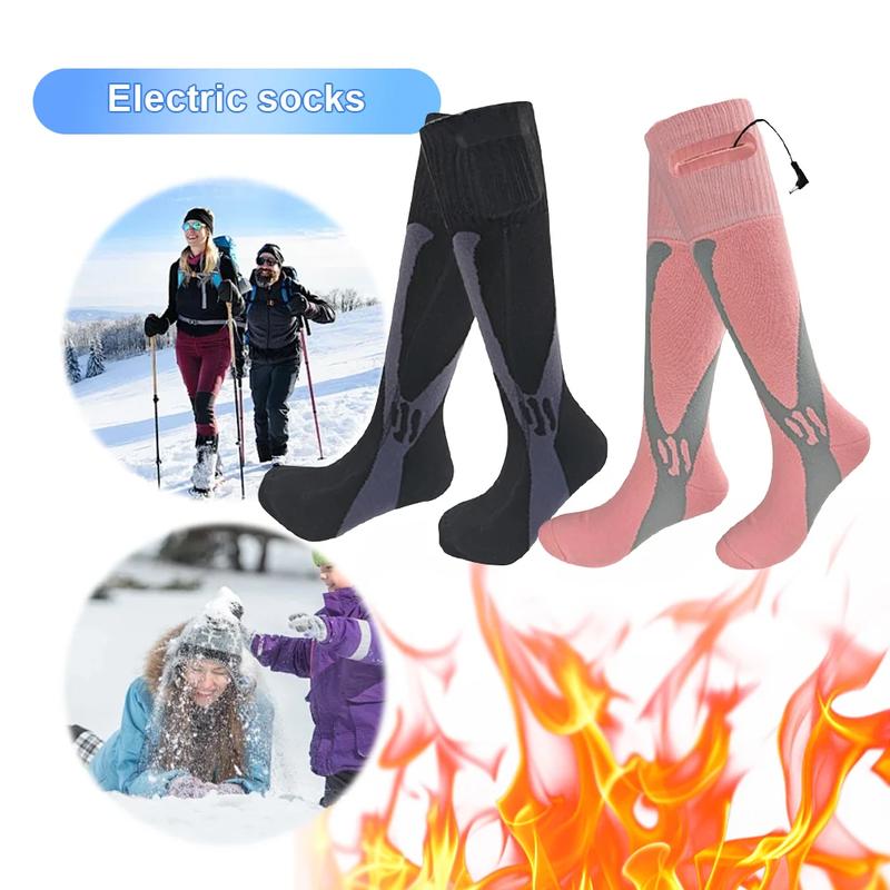 Electric Heated Socks Electric Heating Socks Fast Heating Battery Heated Socks Breathable Warm Winter Socks for Camping Hiking