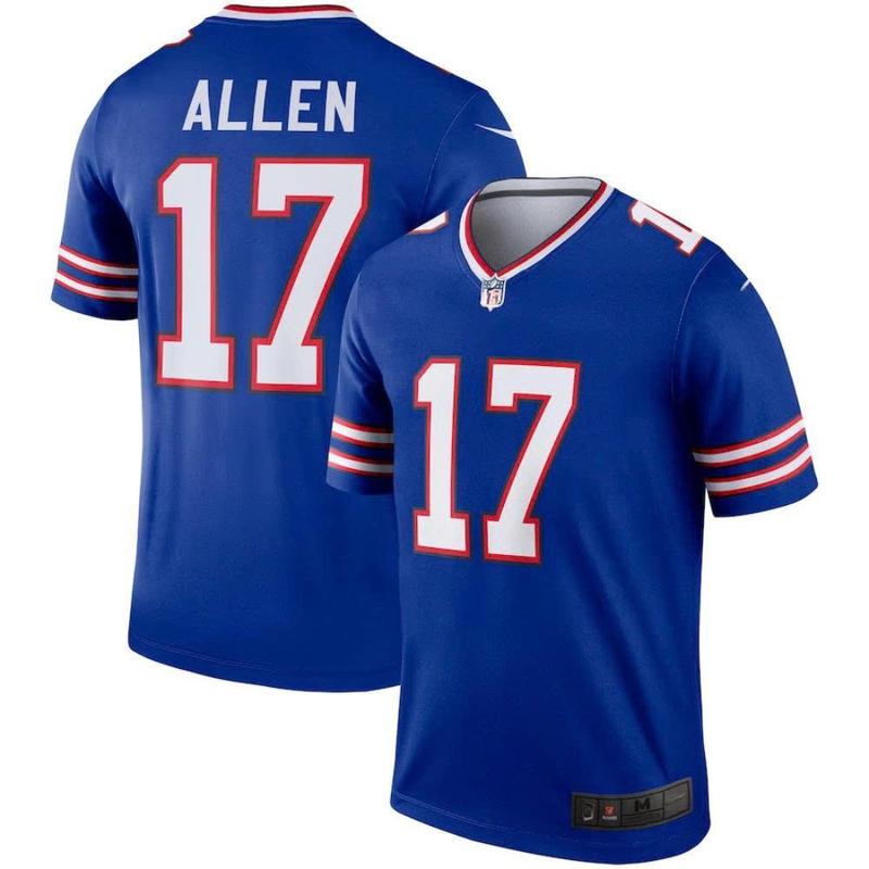 Buffaloo Bills - #17 Joshh Alleen Limited Jersey, NFLL jerseys, Fan gear, home jerseys, casual jerseys, sports jerseys for fans, birthday gifts, christmas gifts, new year - Fullsize S - 5XL  best prices, Crewneck Cotton Menswear Top