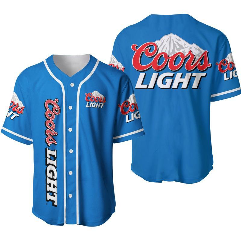 Coors Banquet Baseball Jersey - Beer Lover Summer Rodeo Modelo Men Shirt