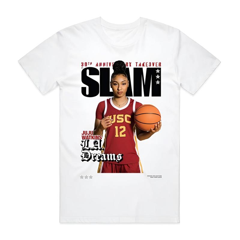 Juju Watkins Cover Tee, Lover Basketball Shirt