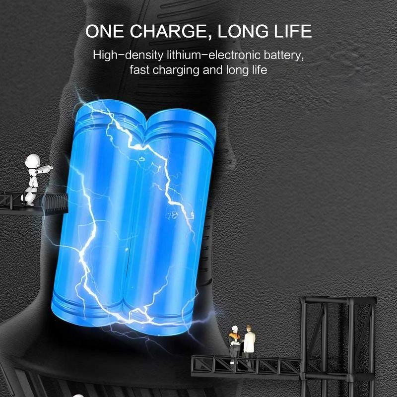 Portable Car Air Pump, USB Rechargeable Handheld Car Air Pump with LED Light, Intelligent Digital Display Inflator for Car, Bicycle