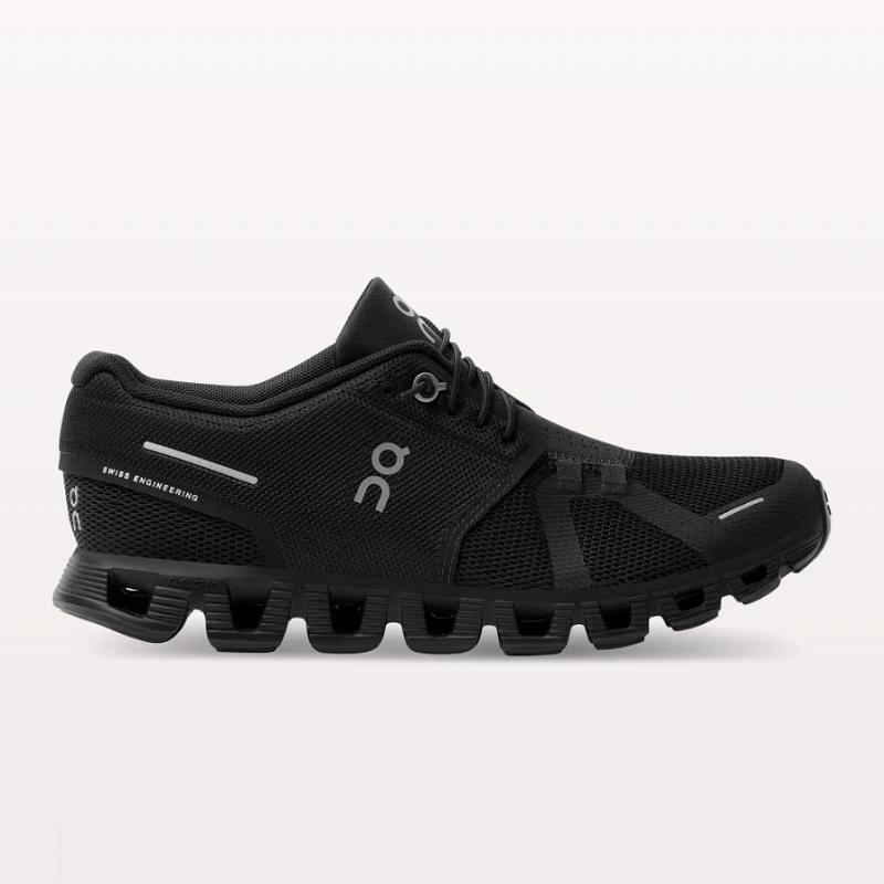 On Women Cloud 5 Running Shoes, All Black - Full Size