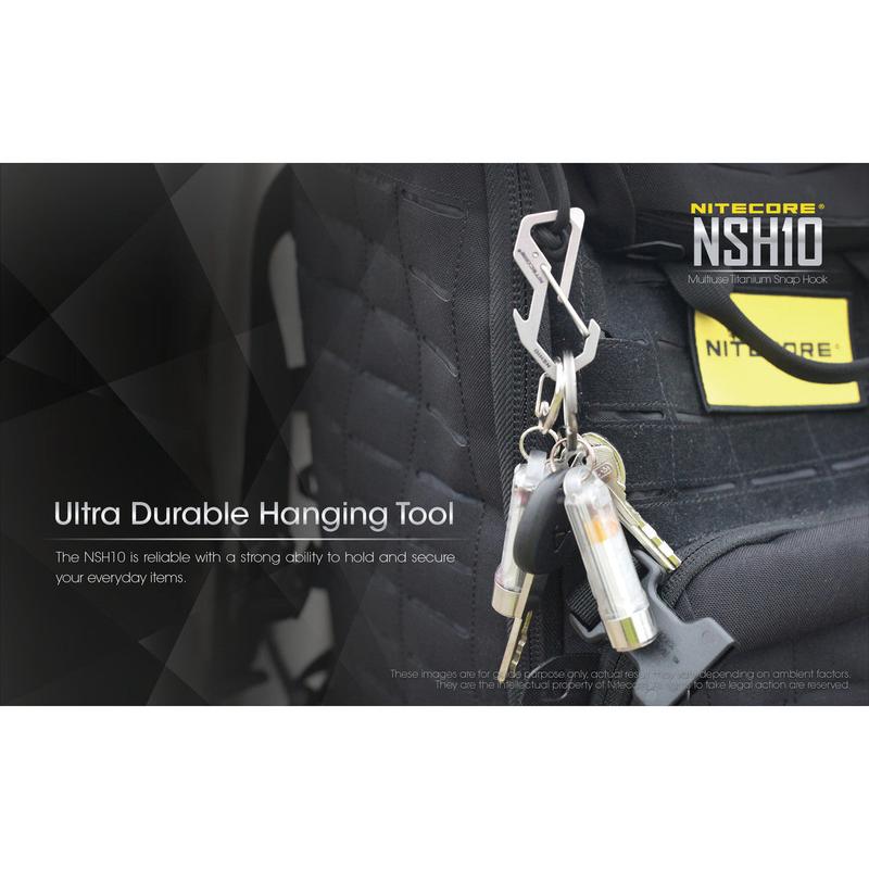 Nitecore NSH10 Titanium Carabiner Multi-Tool