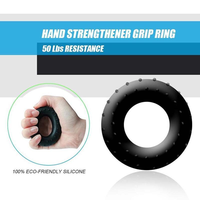 Hand Grip Strengthener Kit (5 Pack) Forearm Grip Fit Beast Adjustable Resistance Hand Gripper, gripper ,forearm veins,Finger Exerciser,Finger Stretcher,Grip Ring Stress Relief Grip Ball For Athletes,Portable Home Gym Hand Strength Training Tool