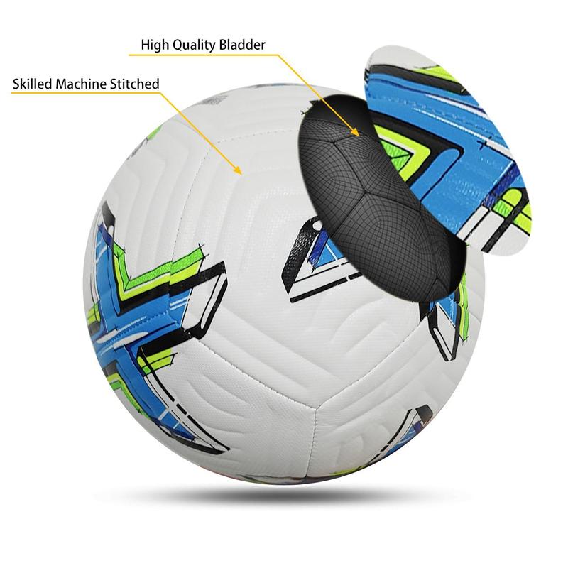 Star Pattern Soccer Ball With Tool, Outdoor Sports Training Ball For Kids & Adults