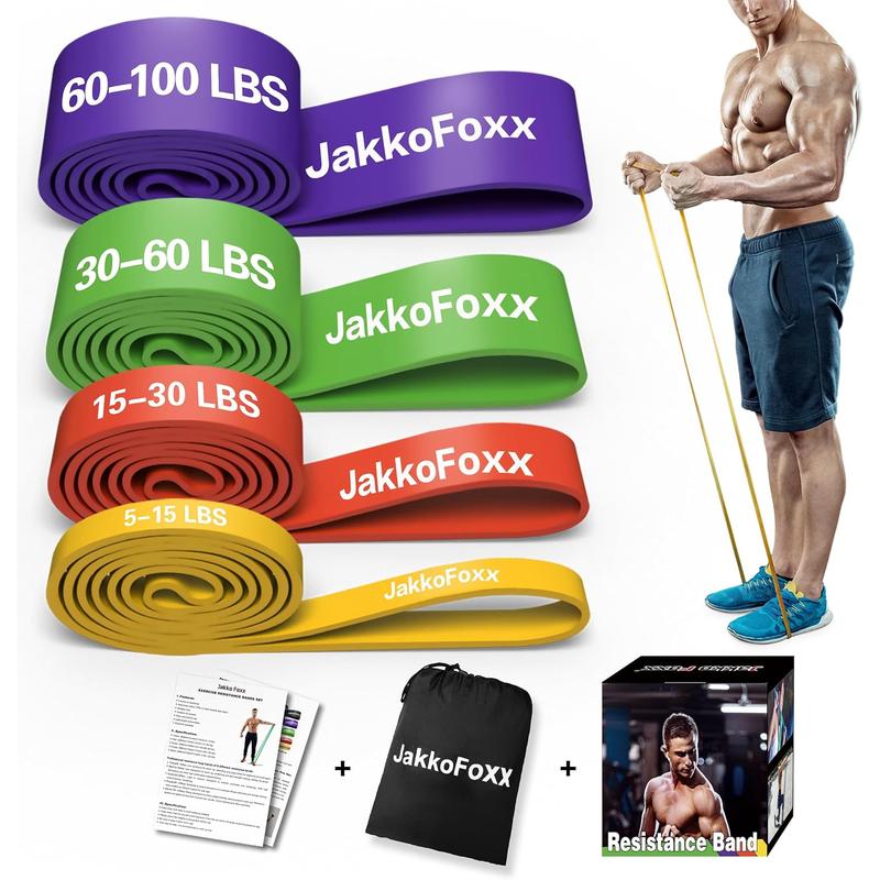 Resistance Bands,Pull up Bands,Stretching Assist Bands Set for Men & Womenportable Exercise, Muscle Training,Physical Therapy,Exercise Workout Bands for Working Out Jakkofoxx