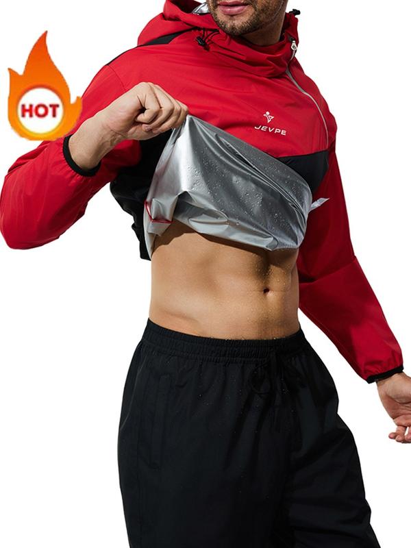 Men's 2-piece sauna jogging set  - Jacket and Pants for Fitness Training