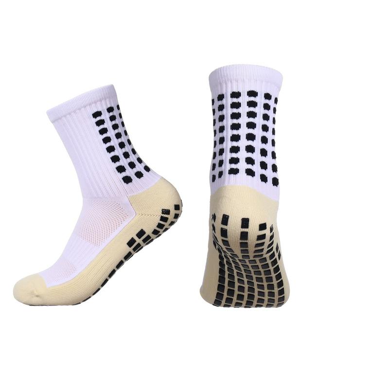 Men's Soccer Socks - Non Skid Anti Slip Socks for Football Basketball Hockey Rugby Sports